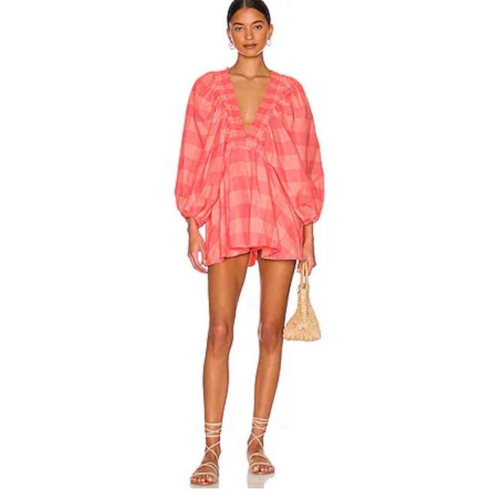 Sundress Pink/Orange Romper